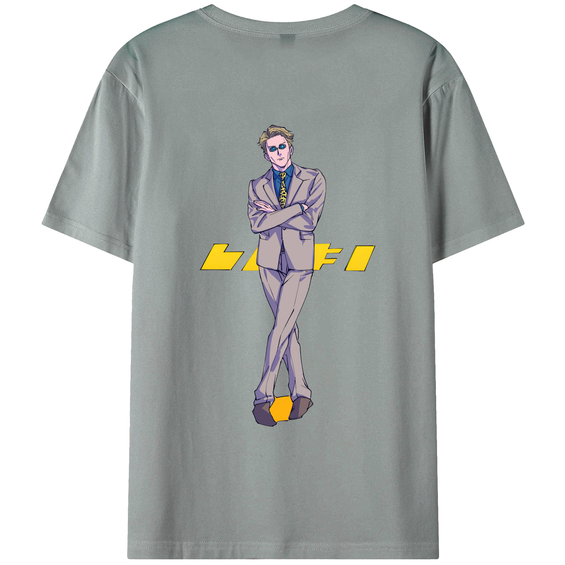 （画像用） 呪術廻戦 Jujutsu Kaisen 綿100％ メンズ半袖Tシャツ（バックプリント） 通気性